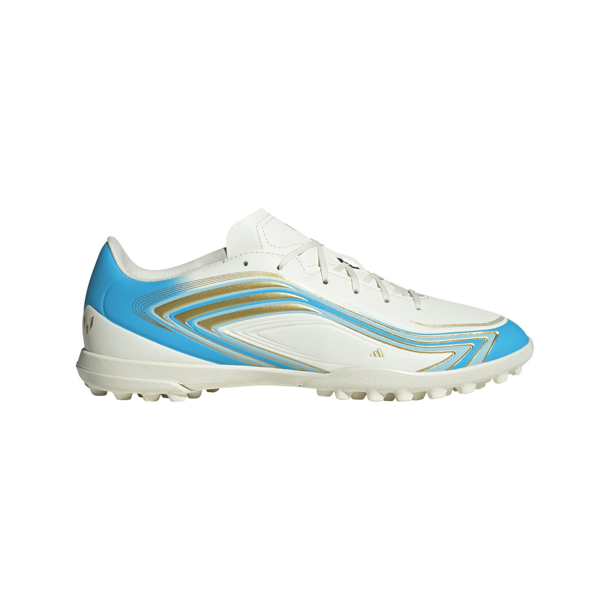 2026 New Arrival adidas F50 Messi Club Turf Men's Soccer Cleats - Ivory/Blue wholesalehk.shop