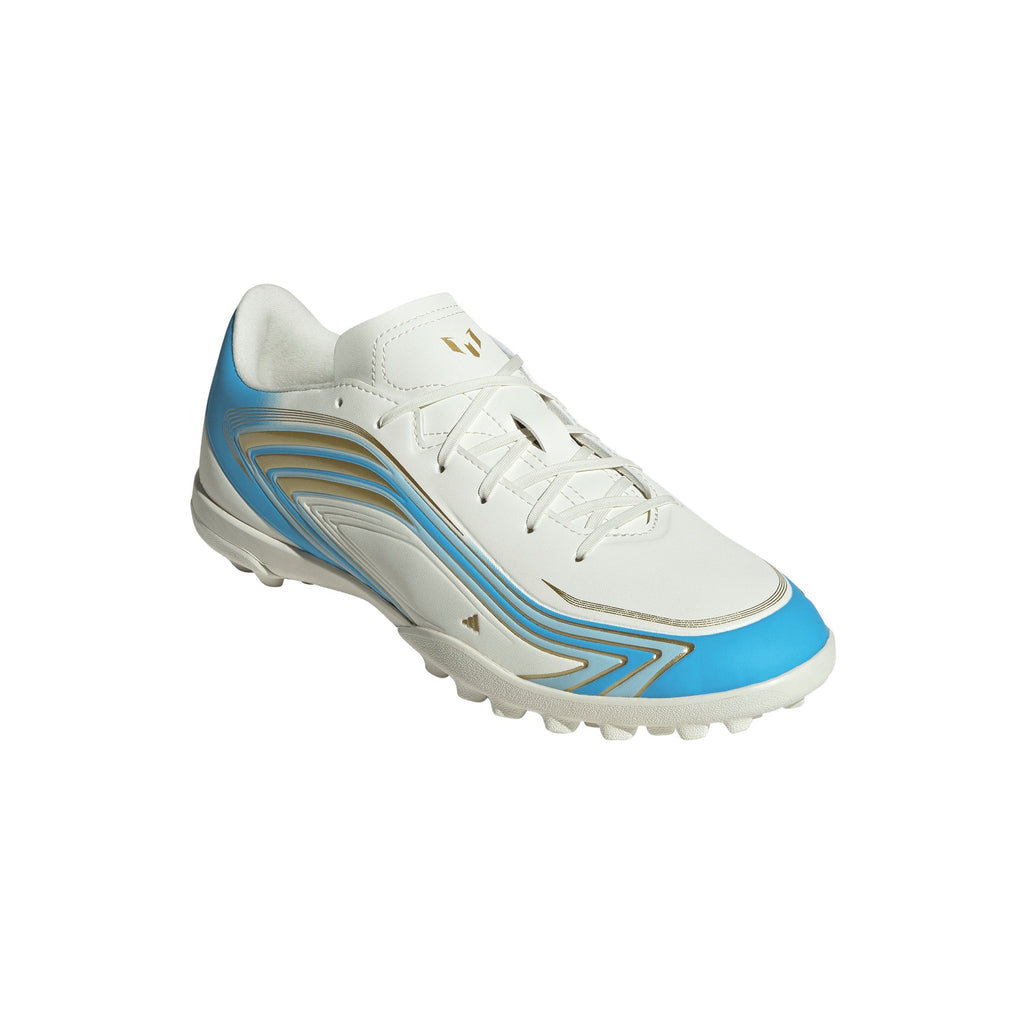 2026 New Arrival adidas F50 Messi Club Turf Men's Soccer Cleats - Ivory/Blue wholesalehk.shop
