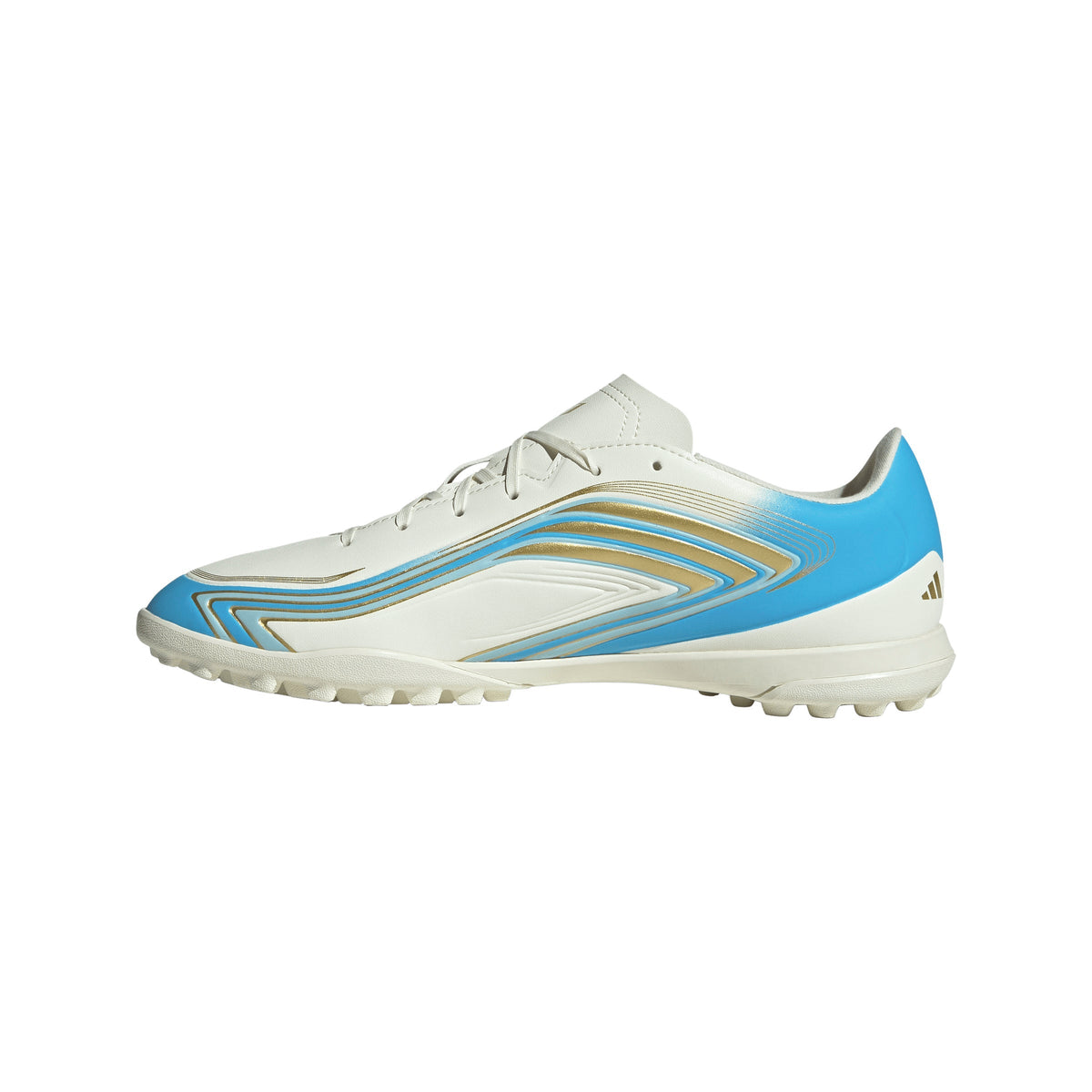 2026 New Arrival adidas F50 Messi Club Turf Men's Soccer Cleats - Ivory/Blue wholesalehk.shop