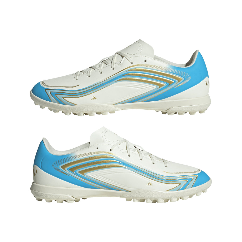 2026 New Arrival adidas F50 Messi Club Turf Men's Soccer Cleats - Ivory/Blue wholesalehk.shop