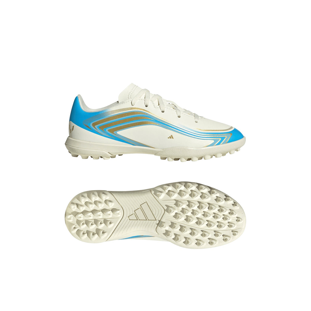 2026 New Arrival adidas F50 Messi Club Turf Youth Soccer Cleats - Ivory wholesalehk.shop