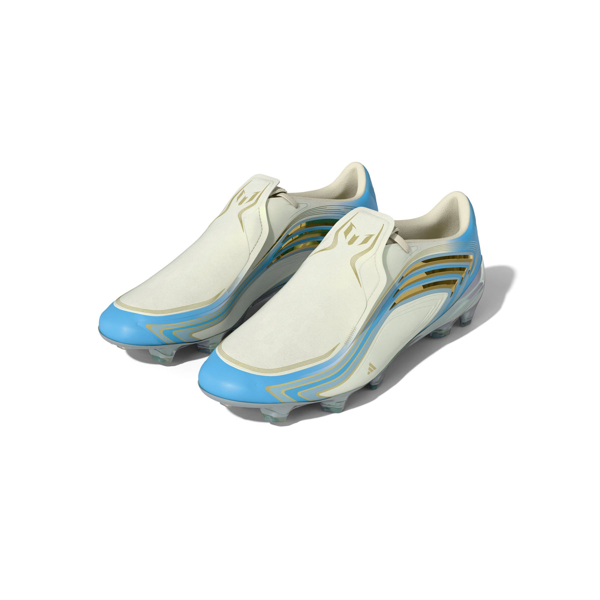 2026 New Arrival adidas F50 Messi Elite FG Firm Ground Men's Soccer Cleats - Ivory/Blue wholesalehk.shop