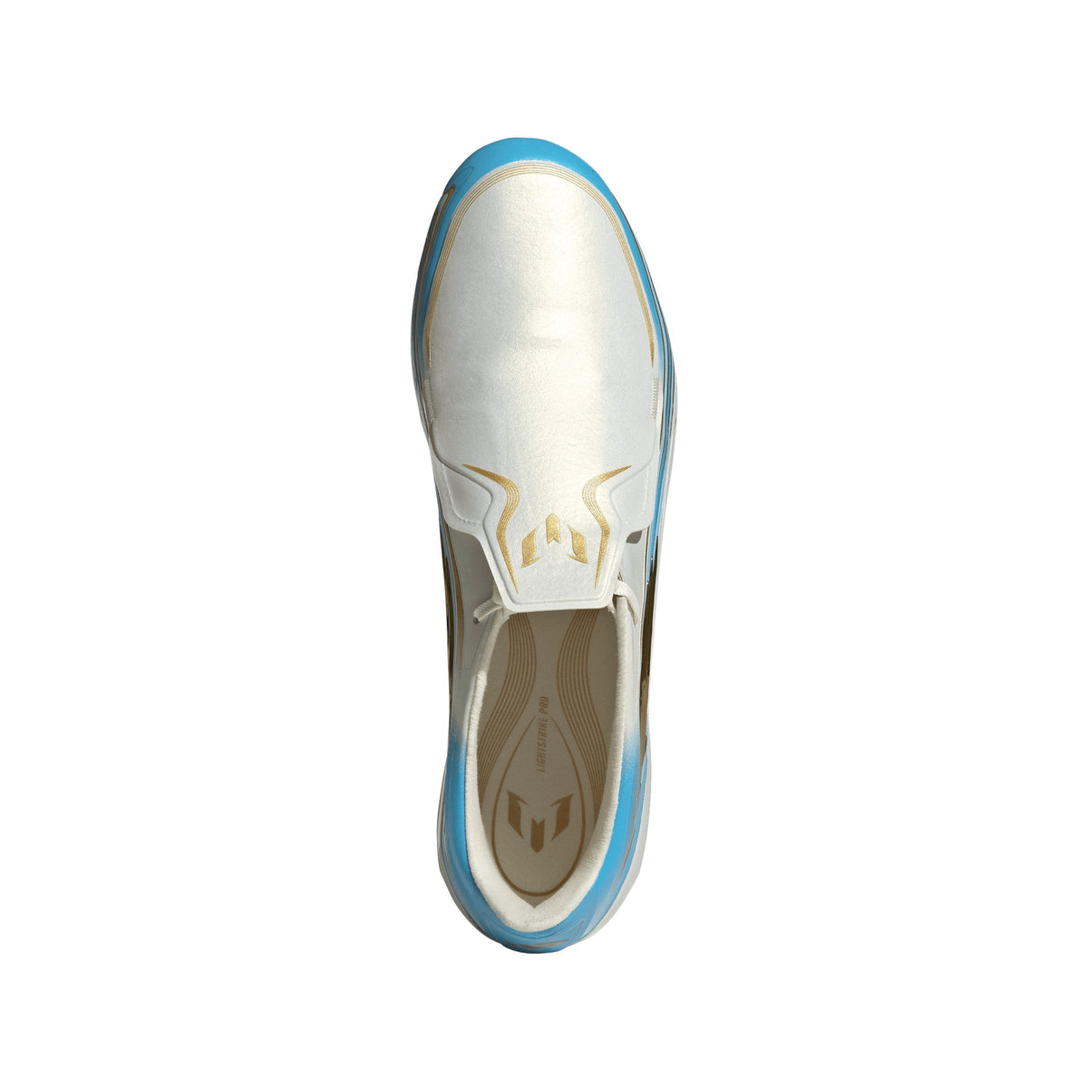 2026 New Arrival adidas F50 Messi Elite FG Firm Ground Men's Soccer Cleats - Ivory/Blue wholesalehk.shop