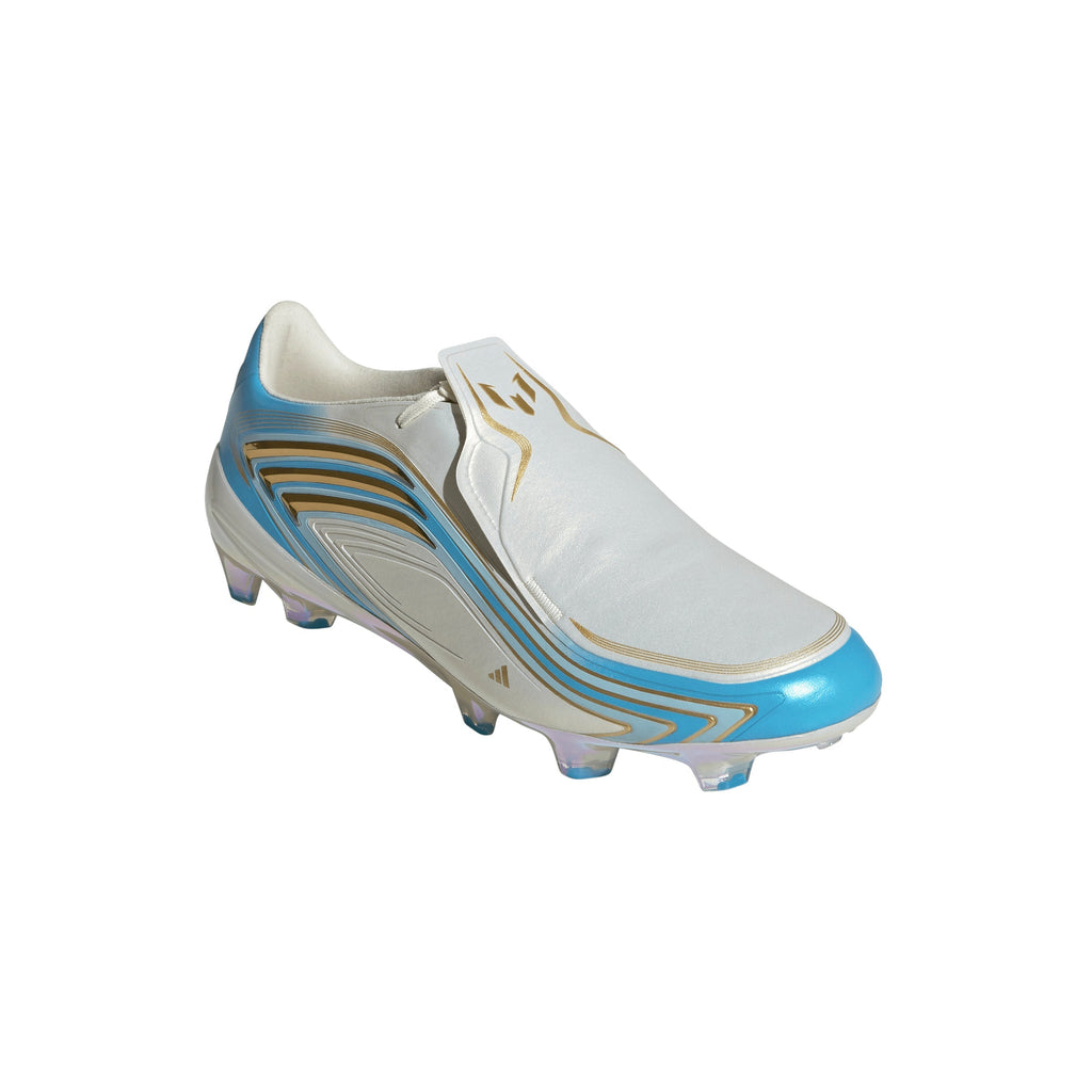2026 New Arrival adidas F50 Messi Elite FG Firm Ground Men's Soccer Cleats - Ivory/Blue wholesalehk.shop