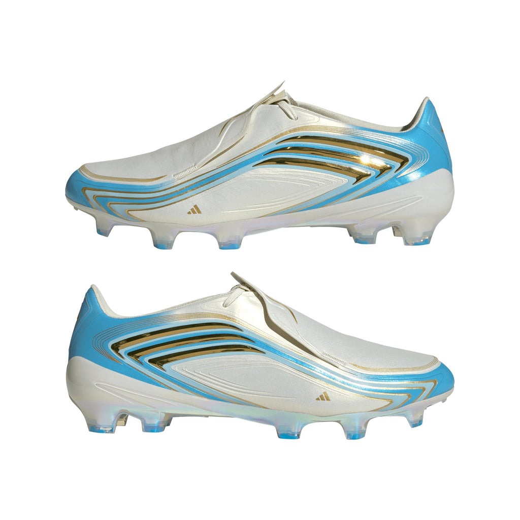 2026 New Arrival adidas F50 Messi Elite FG Firm Ground Men's Soccer Cleats - Ivory/Blue wholesalehk.shop