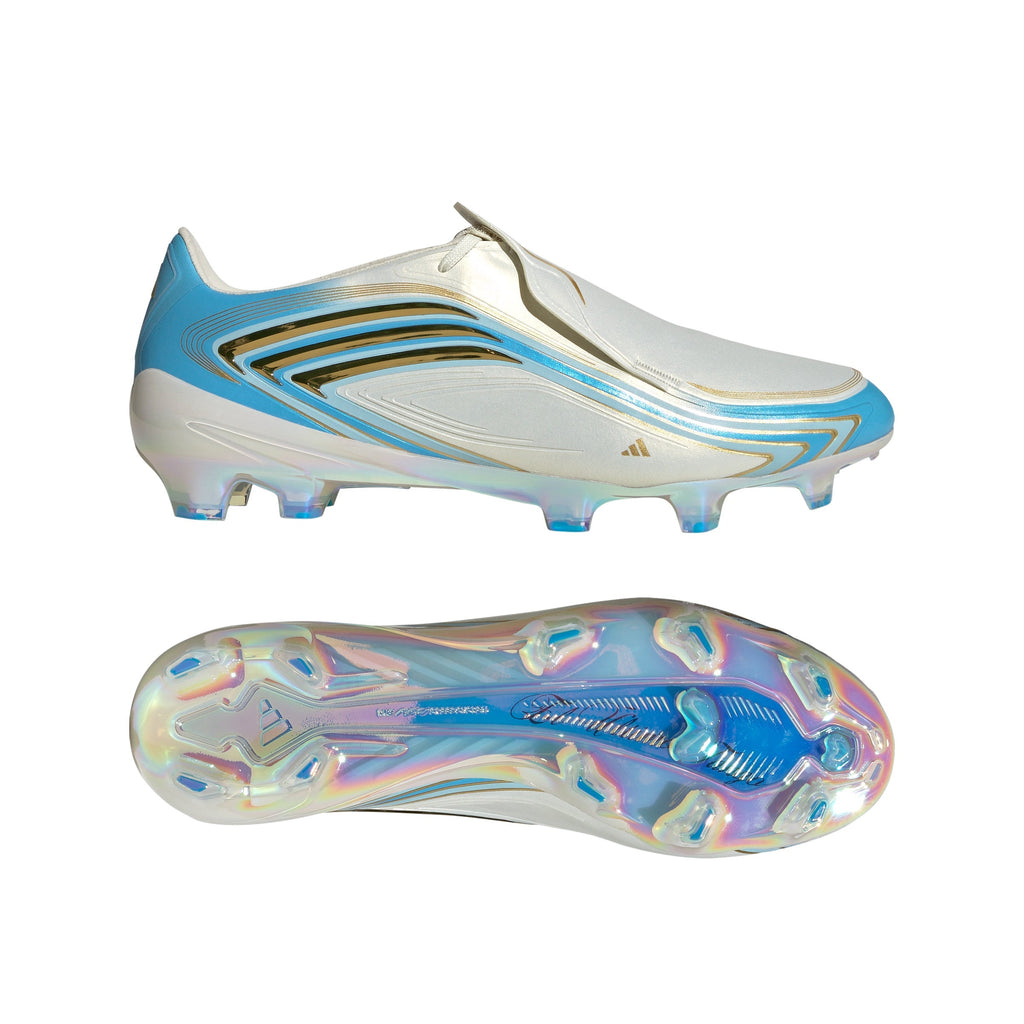 2026 New Arrival adidas F50 Messi Elite FG Firm Ground Men's Soccer Cleats - Ivory/Blue wholesalehk.shop