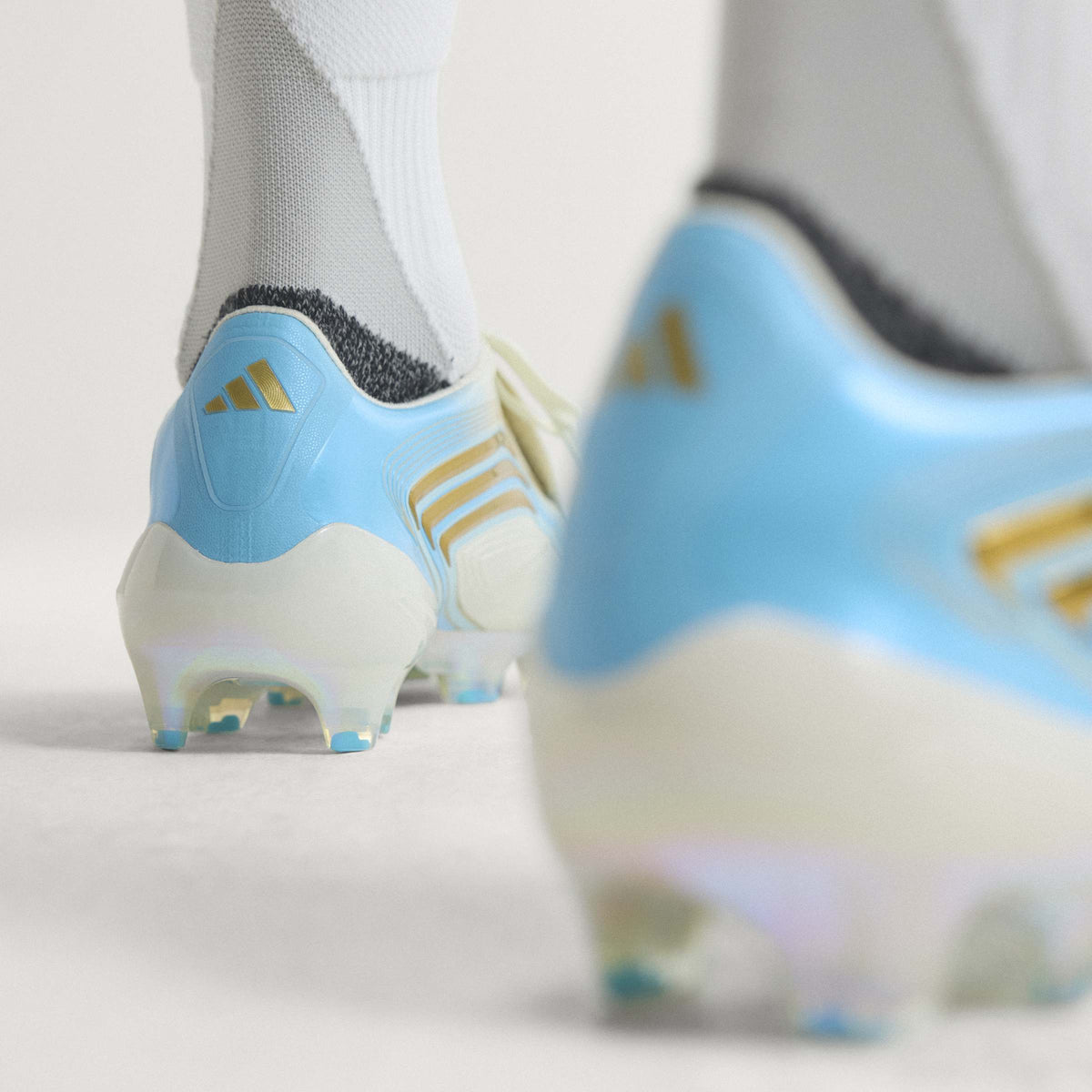 2026 New Arrival adidas F50 Messi Elite FG Firm Ground Men's Soccer Cleats - Ivory/Blue wholesalehk.shop