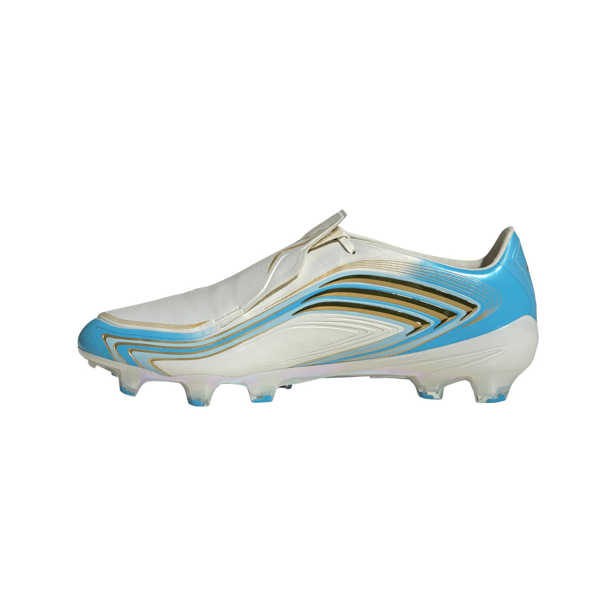 2026 New Arrival adidas F50 Messi Elite FG Firm Ground Men's Soccer Cleats - Ivory/Blue wholesalehk.shop
