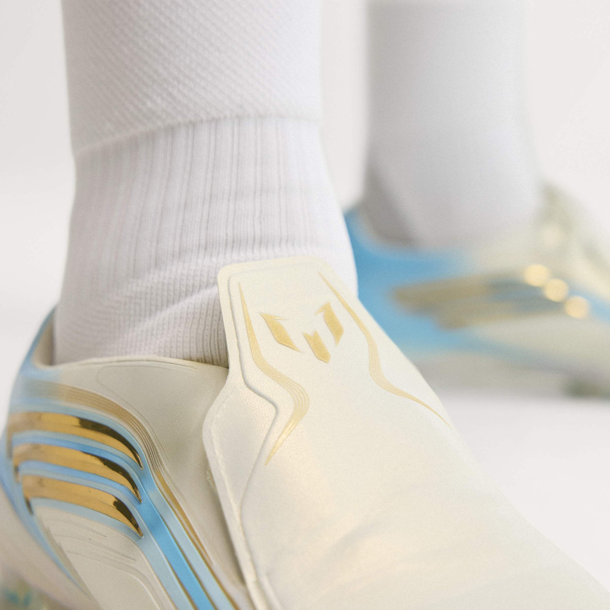2026 New Arrival adidas F50 Messi Elite FG Firm Ground Men's Soccer Cleats - Ivory/Blue wholesalehk.shop