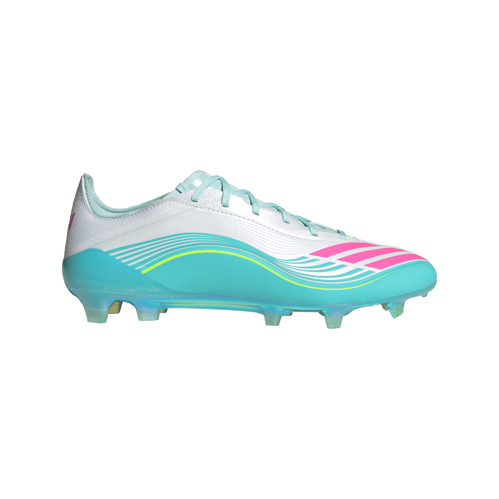 2026 New Arrival adidas F50 Messi Elite FG Firm Ground Men's Soccer Cleats - White/Pink/Aqua wholesalehk.shop