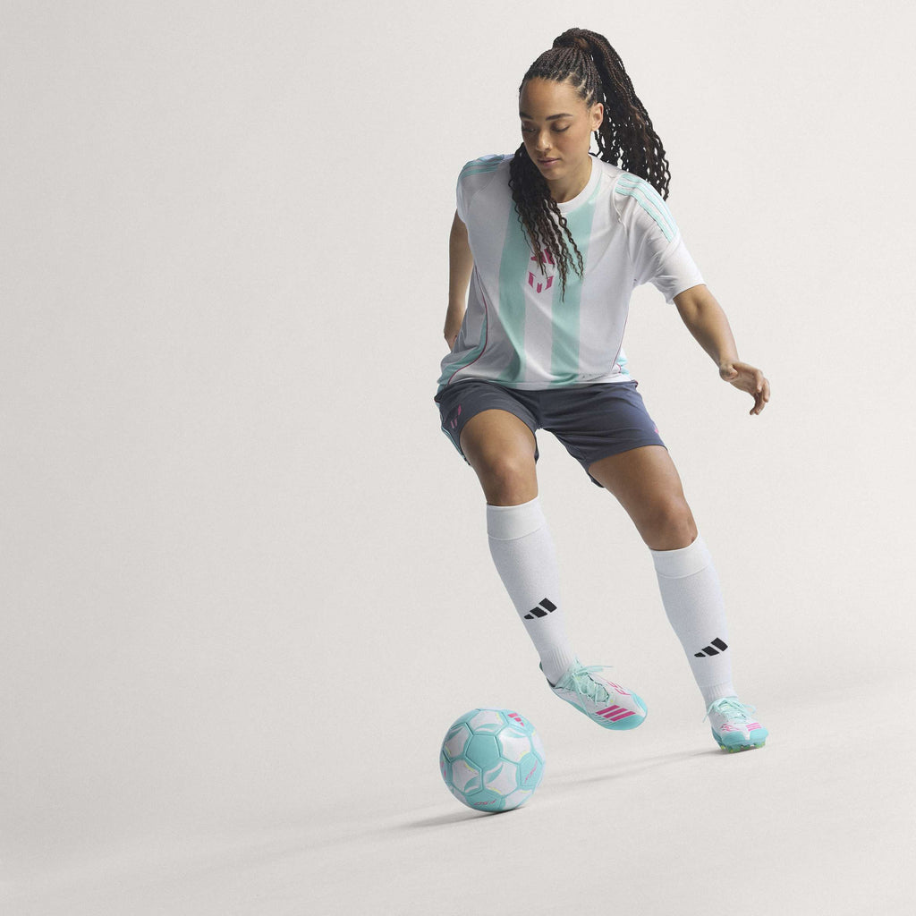 2026 New Arrival adidas F50 Messi Elite FG Firm Ground Men's Soccer Cleats - White/Pink/Aqua wholesalehk.shop