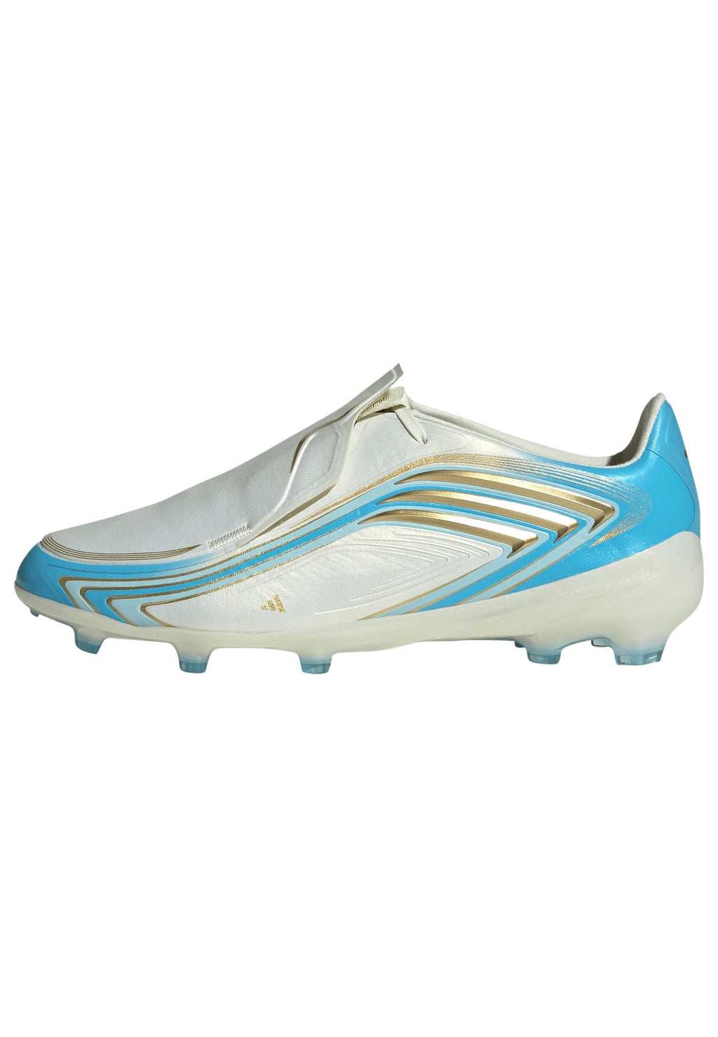 2026 New Arrival adidas F50 Messi Elite FG Firm Ground Youth Soccer Cleats - Ivory/Blue wholesalehk.shop
