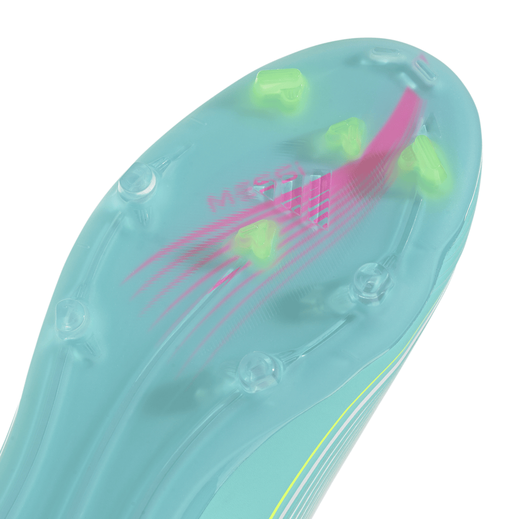 2026 New Arrival adidas F50 Messi Elite FG Firm Ground Youth Soccer Cleats - White/Pink/Aqua wholesalehk.shop