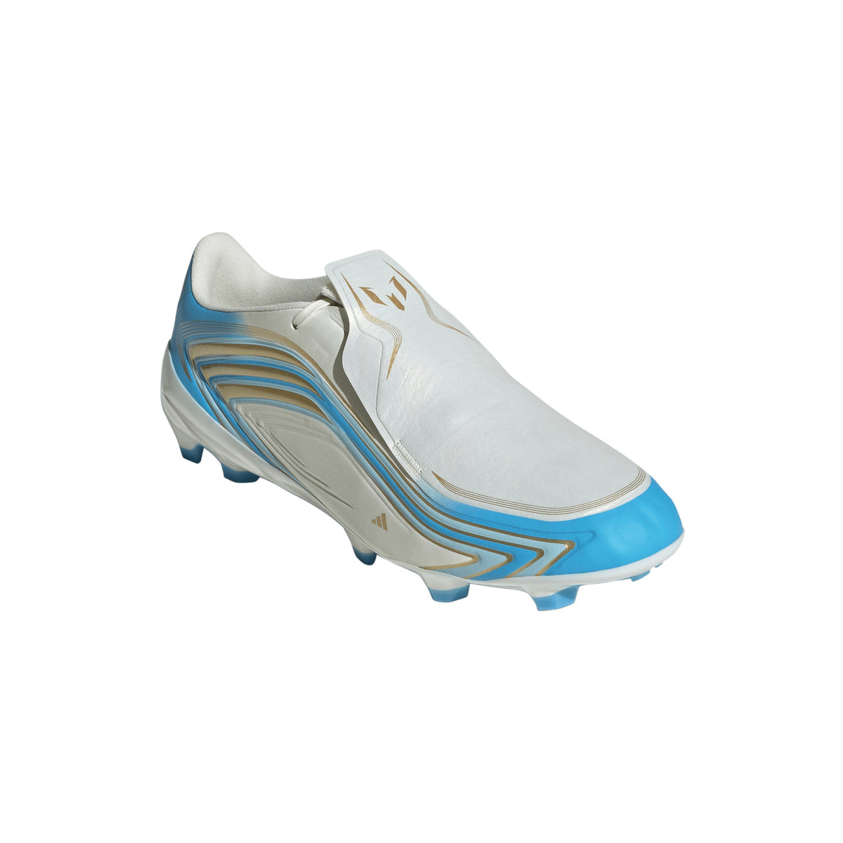 2026 New Arrival adidas F50 Messi League FG Firm Ground Men's Soccer Cleats - Ivory/Blue wholesalehk.shop