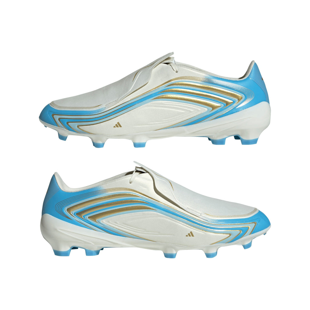 2026 New Arrival adidas F50 Messi League FG Firm Ground Men's Soccer Cleats - Ivory/Blue wholesalehk.shop