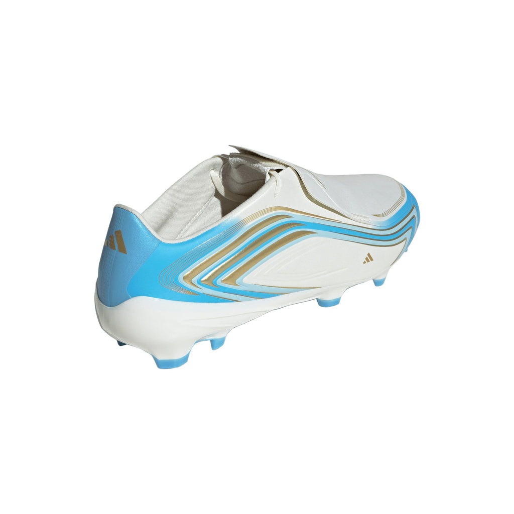 2026 New Arrival adidas F50 Messi League FG Firm Ground Men's Soccer Cleats - Ivory/Blue wholesalehk.shop