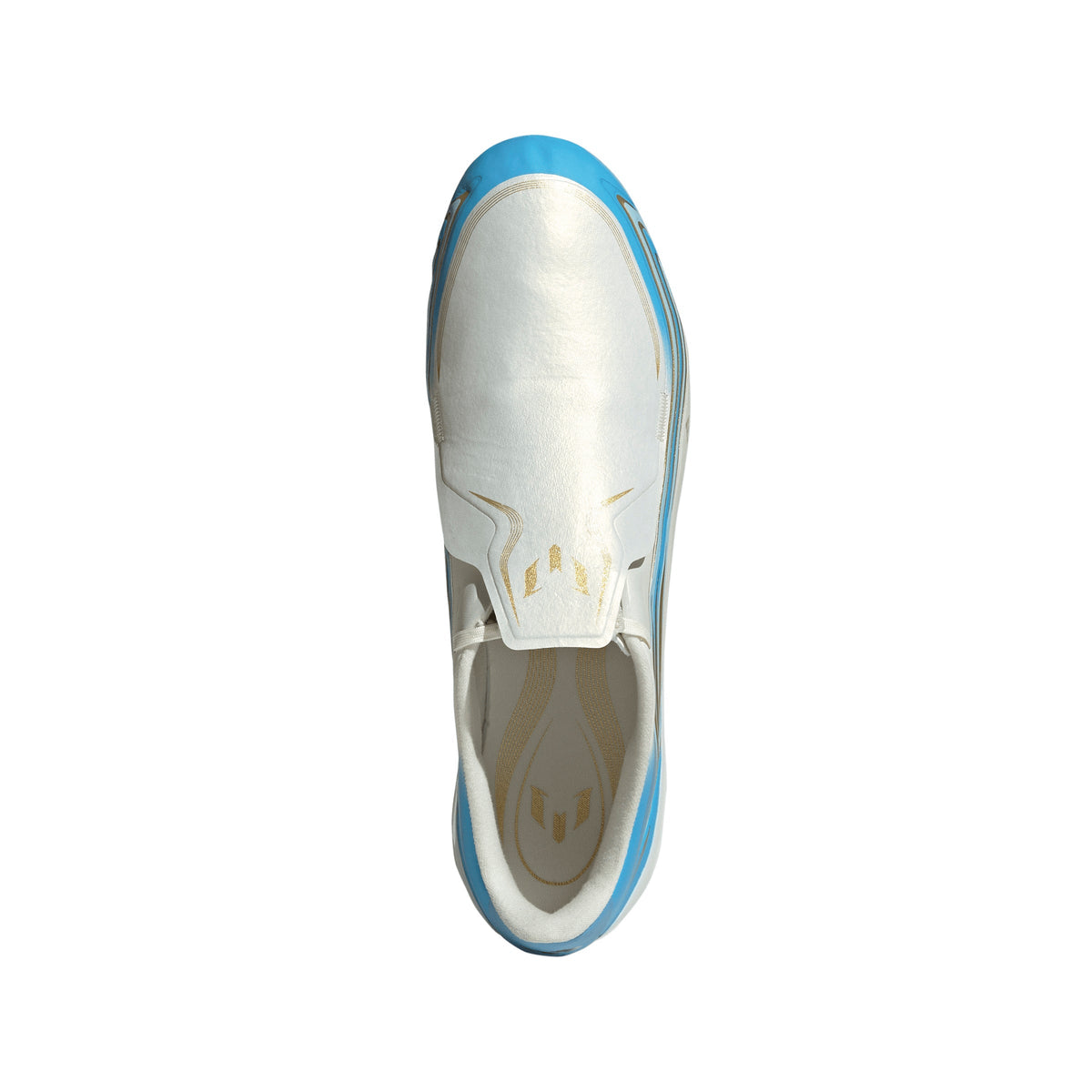 2026 New Arrival adidas F50 Messi League FG Firm Ground Men's Soccer Cleats - Ivory/Blue wholesalehk.shop