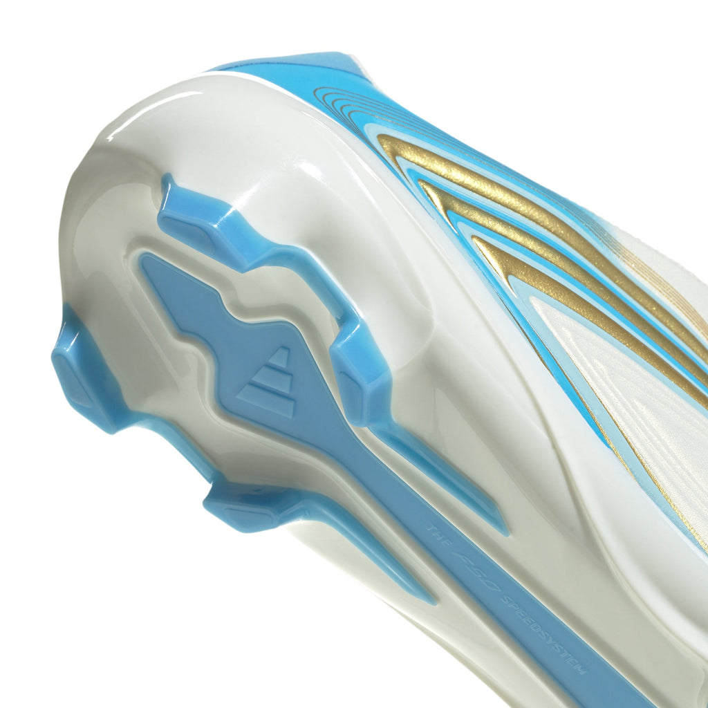 2026 New Arrival adidas F50 Messi League FG Firm Ground Men's Soccer Cleats - Ivory/Blue wholesalehk.shop