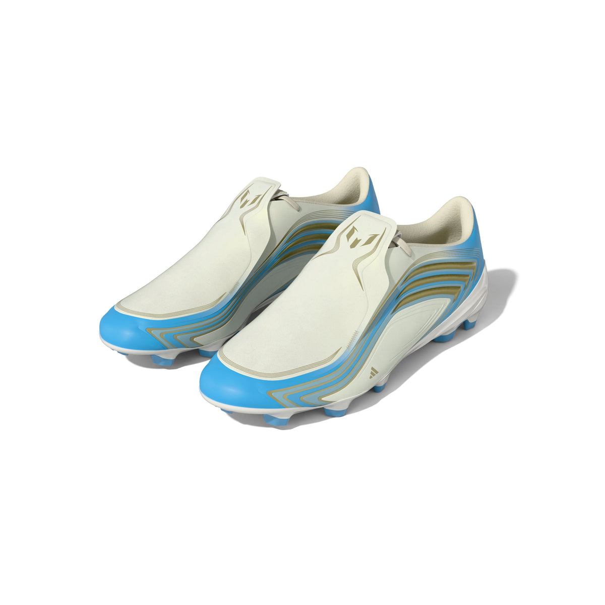 2026 New Arrival adidas F50 Messi League FG Firm Ground Men's Soccer Cleats - Ivory/Blue wholesalehk.shop