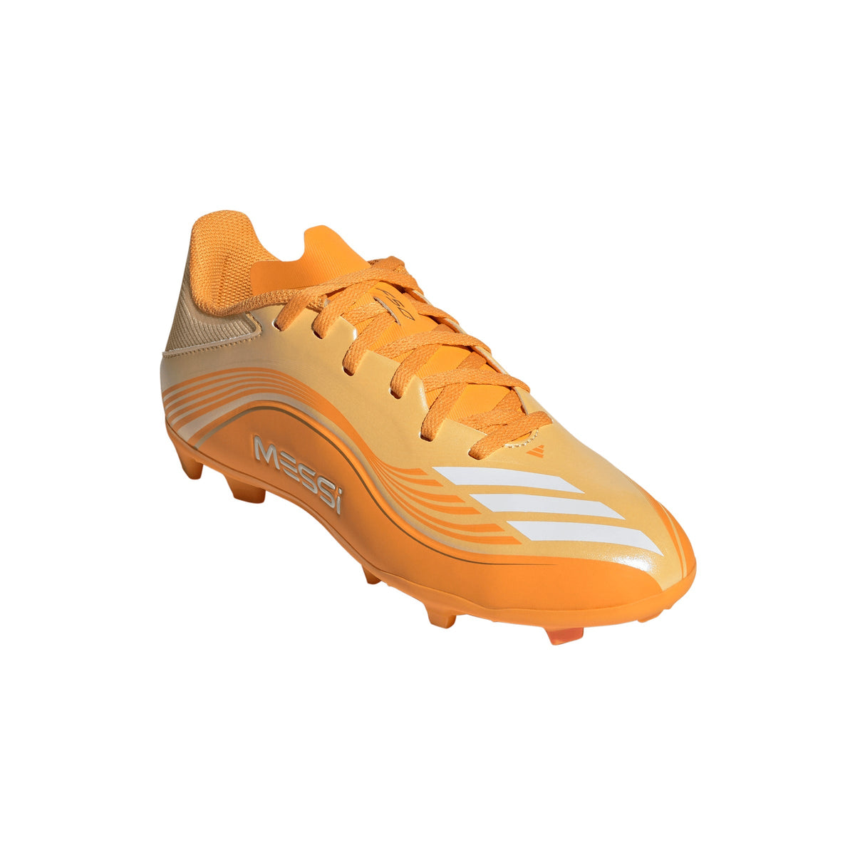 2026 New Arrival adidas F50 Messi League FG/MG Firm Ground/Multi Ground Youth Soccer Cleats - Icta/Gold wholesalehk.shop