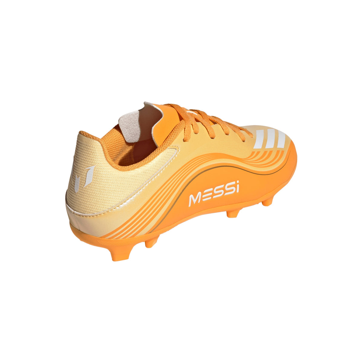 2026 New Arrival adidas F50 Messi League FG/MG Firm Ground/Multi Ground Youth Soccer Cleats - Icta/Gold wholesalehk.shop
