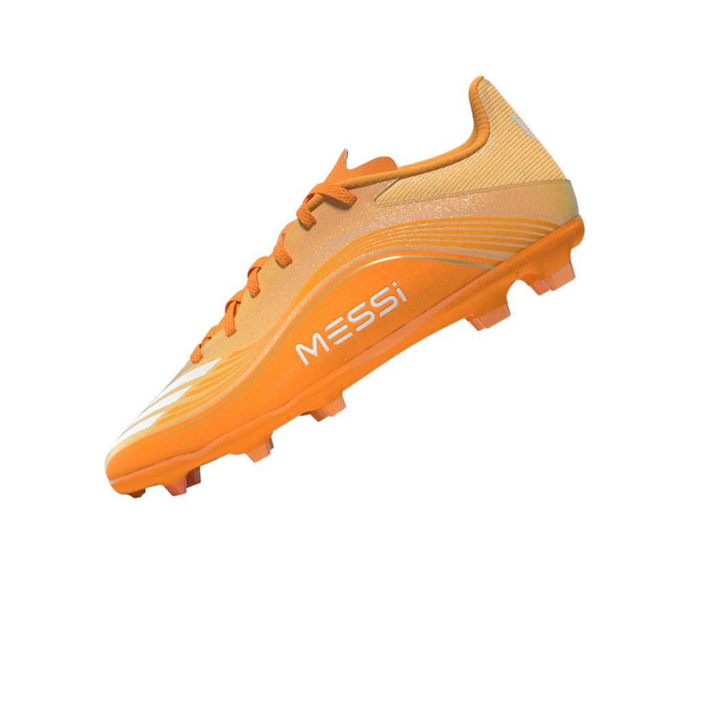 2026 New Arrival adidas F50 Messi League FG/MG Firm Ground/Multi Ground Youth Soccer Cleats - Icta/Gold wholesalehk.shop