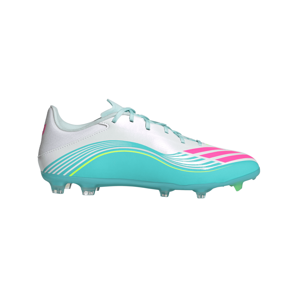 2026 New Arrival adidas F50 Messi League Firm Ground/Multi Ground Men's Soccer Cleats - White/Pink wholesalehk.shop