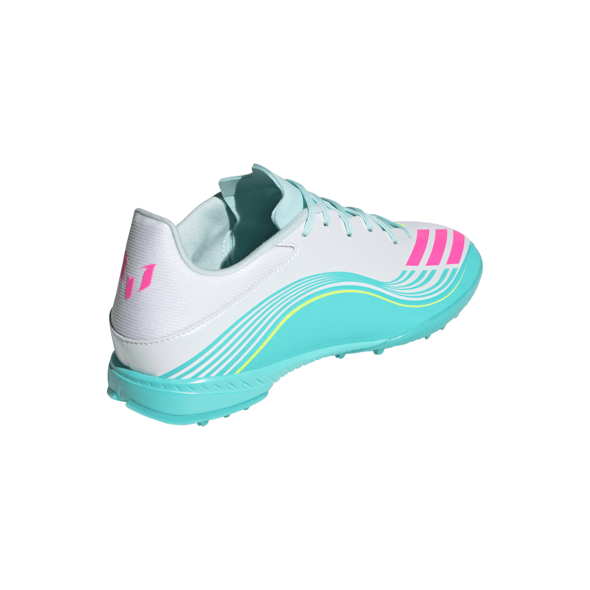 2026 New Arrival adidas F50 Messi League TF Turf Men's Soccer Cleats - White/Pink wholesalehk.shop