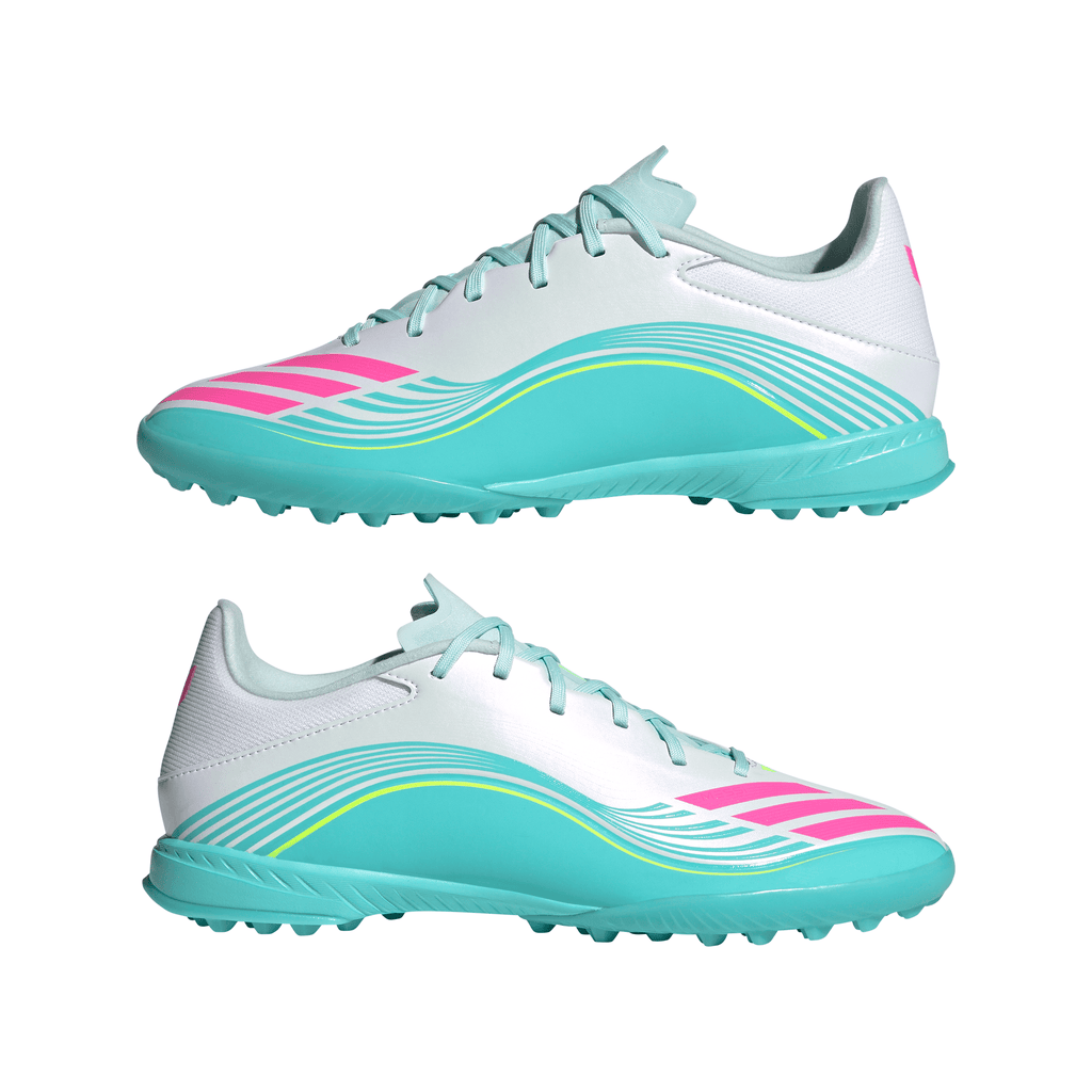 2026 New Arrival adidas F50 Messi League TF Turf Men's Soccer Cleats - White/Pink wholesalehk.shop