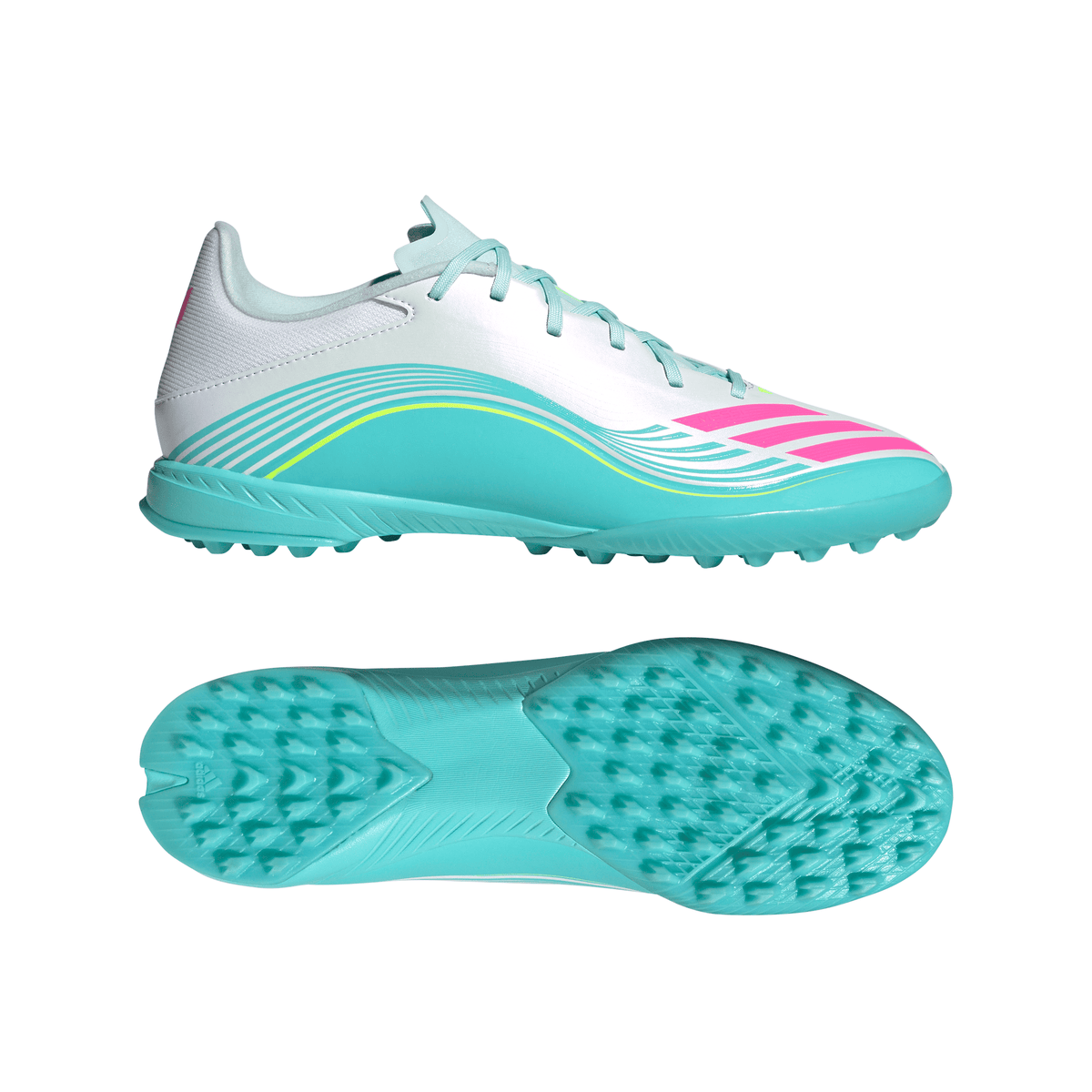 2026 New Arrival adidas F50 Messi League TF Turf Men's Soccer Cleats - White/Pink wholesalehk.shop