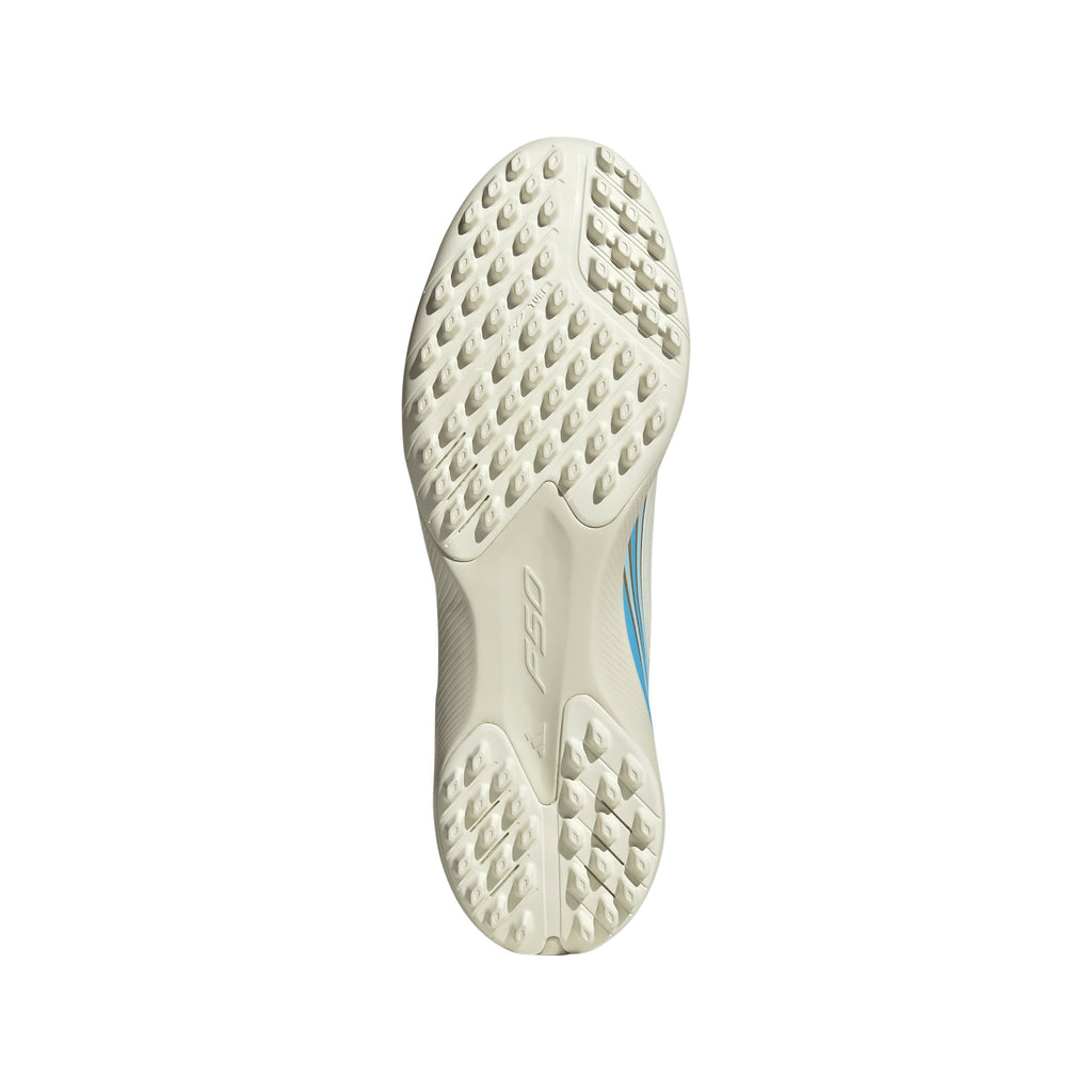 2026 New Arrival adidas F50 Messi League Turf Men's Soccer Cleats - Ivory/Blue wholesalehk.shop