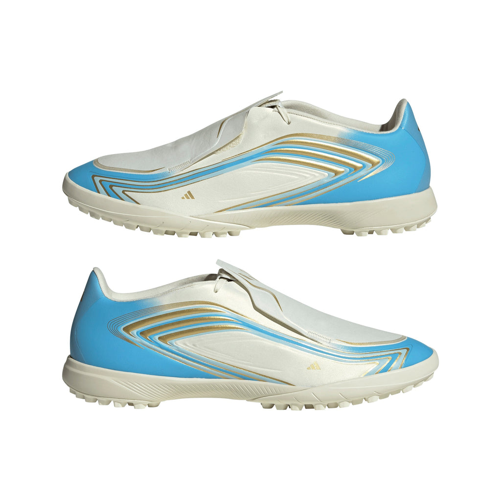 2026 New Arrival adidas F50 Messi League Turf Men's Soccer Cleats - Ivory/Blue wholesalehk.shop