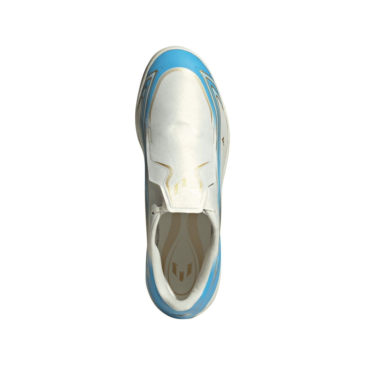 2026 New Arrival adidas F50 Messi League Turf Men's Soccer Cleats - Ivory/Blue wholesalehk.shop