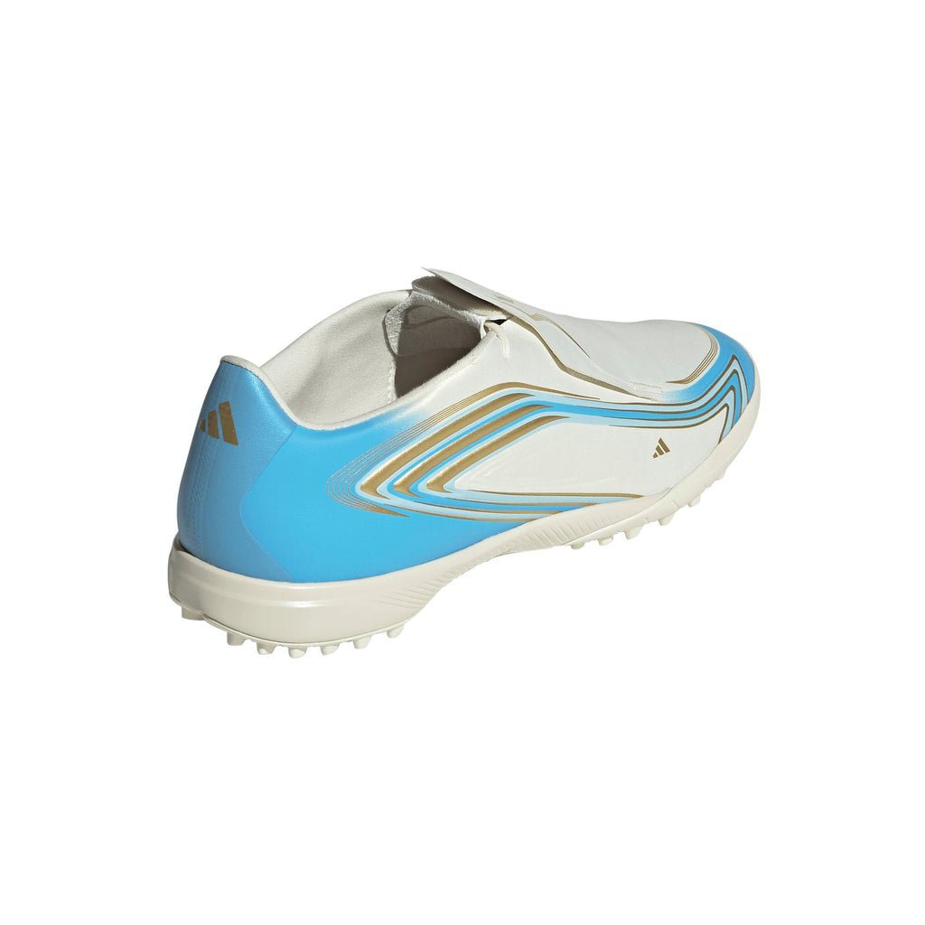 2026 New Arrival adidas F50 Messi League Turf Men's Soccer Cleats - Ivory/Blue wholesalehk.shop