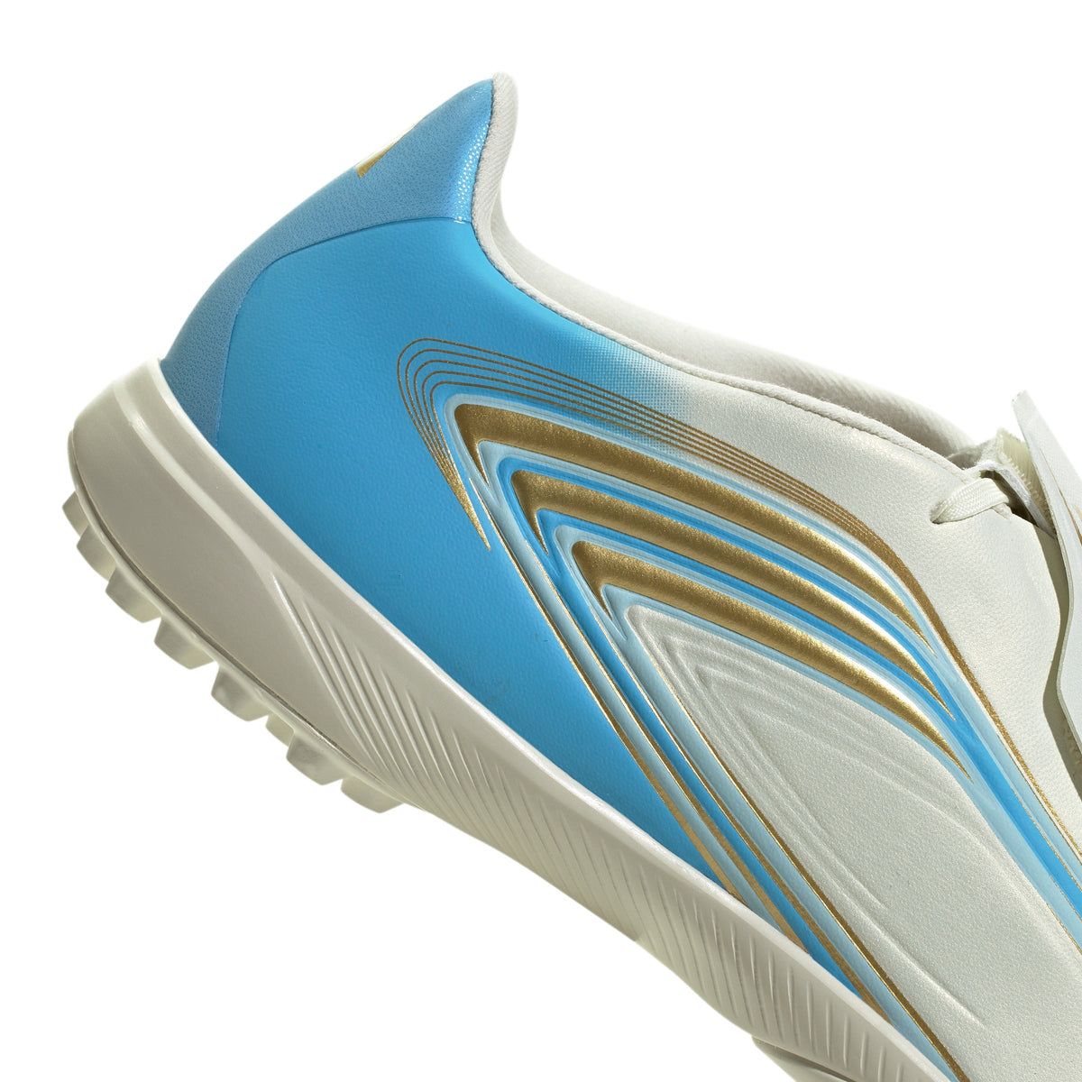 2026 New Arrival adidas F50 Messi League Turf Men's Soccer Cleats - Ivory/Blue wholesalehk.shop