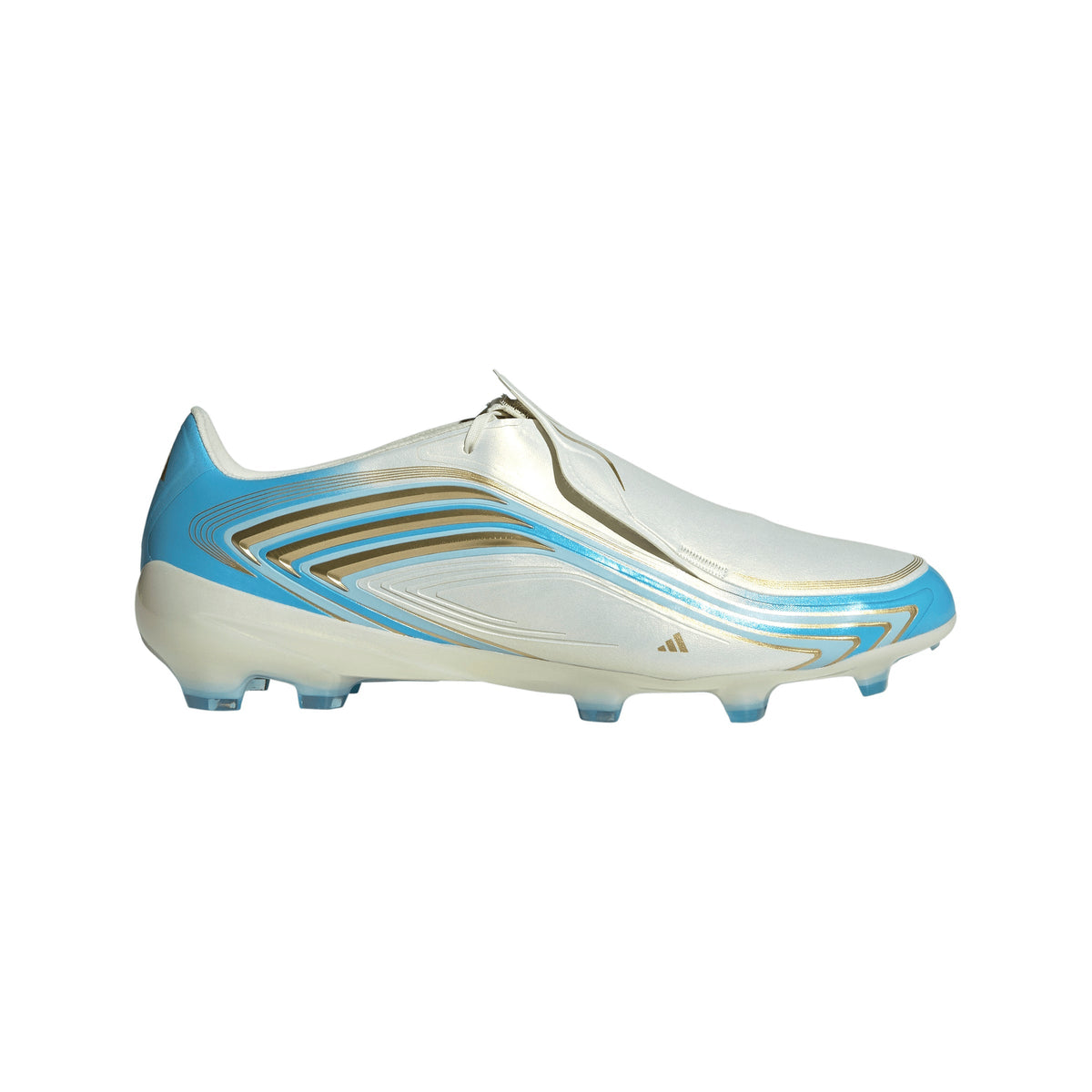 2026 New Arrival adidas F50 Messi Pro FG Firm Ground Men's Soccer Cleats - Ivory/Blue wholesalehk.shop