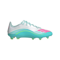 2026 New Arrival adidas F50 Messi Pro FG Firm Ground Men's Soccer Cleats - White/Pink/Aqua wholesalehk.shop