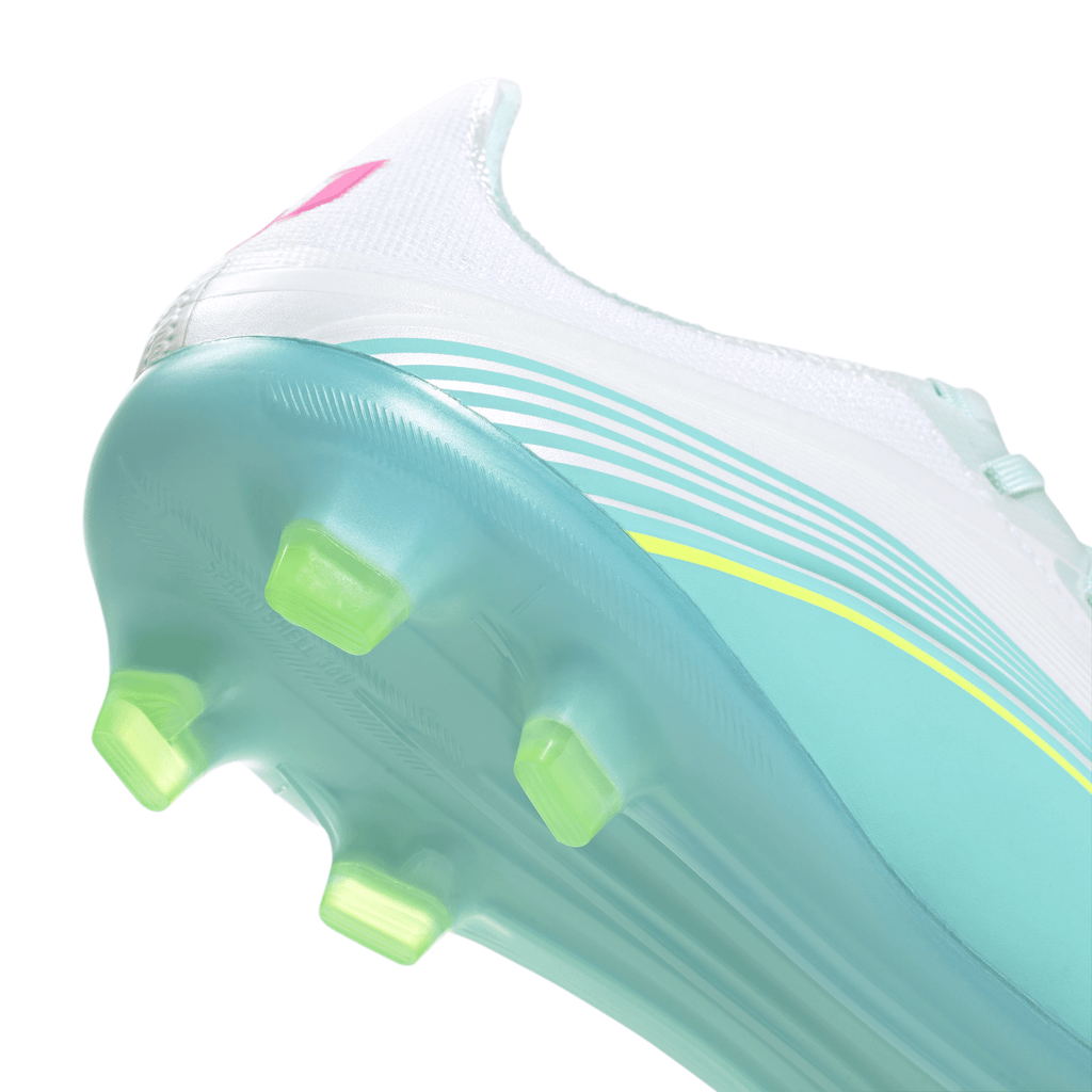 2026 New Arrival adidas F50 Messi Pro FG Firm Ground Men's Soccer Cleats - White/Pink/Aqua wholesalehk.shop