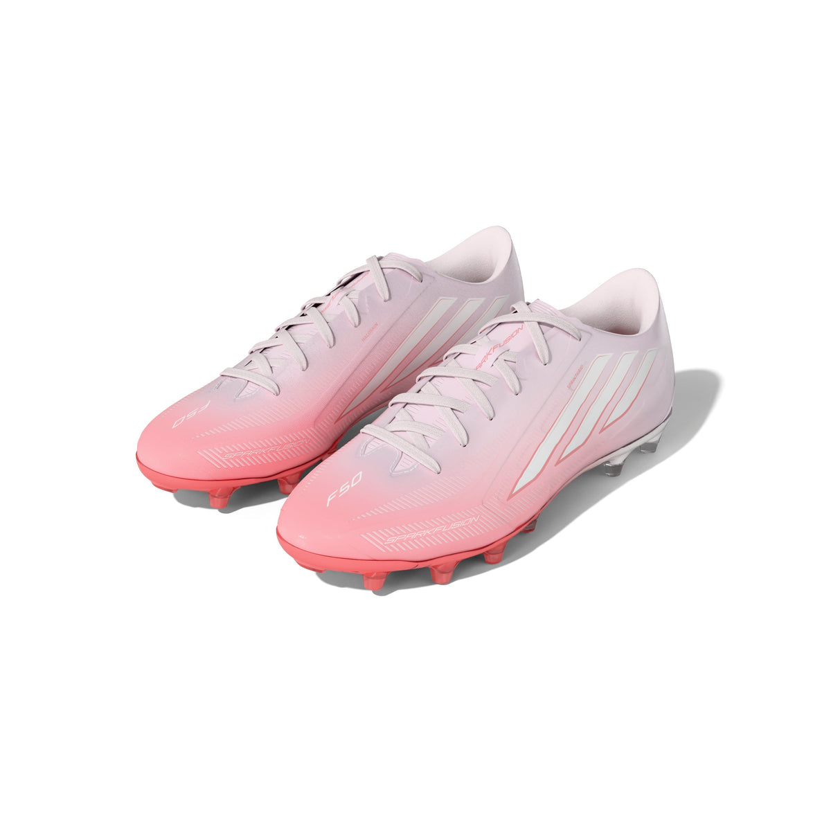 2026 New Arrival adidas F50 Sparkfusion League FG/AG Firm Ground/Artificial Ground Women's Soccer Cleats - Solar Turbo/White wholesalehk.shop