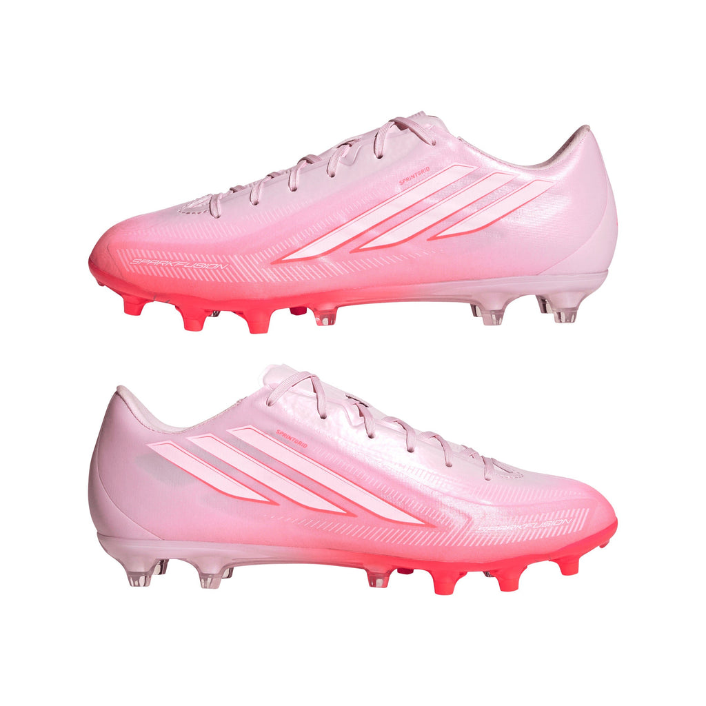 2026 New Arrival adidas F50 Sparkfusion League FG/AG Firm Ground/Artificial Ground Women's Soccer Cleats - Solar Turbo/White wholesalehk.shop
