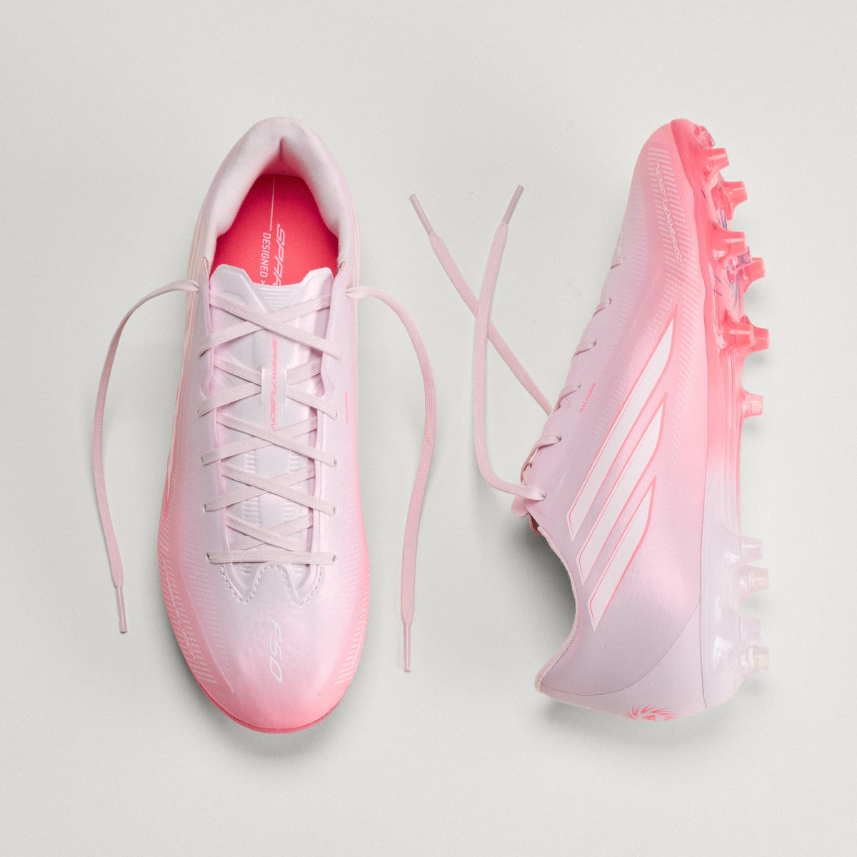 2026 New Arrival adidas F50 Sparkfusion League FG/AG Firm Ground/Artificial Ground Women's Soccer Cleats - Solar Turbo/White wholesalehk.shop