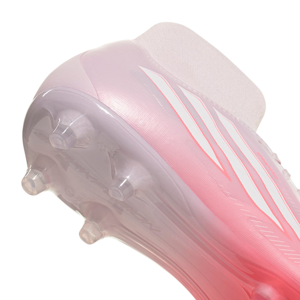 2026 New Arrival adidas F50 Sparkfusion League Mid Cut FG/AG Firm Ground/Artificial Ground Women's Soccer Cleats - Solar Turbo/White wholesalehk.shop
