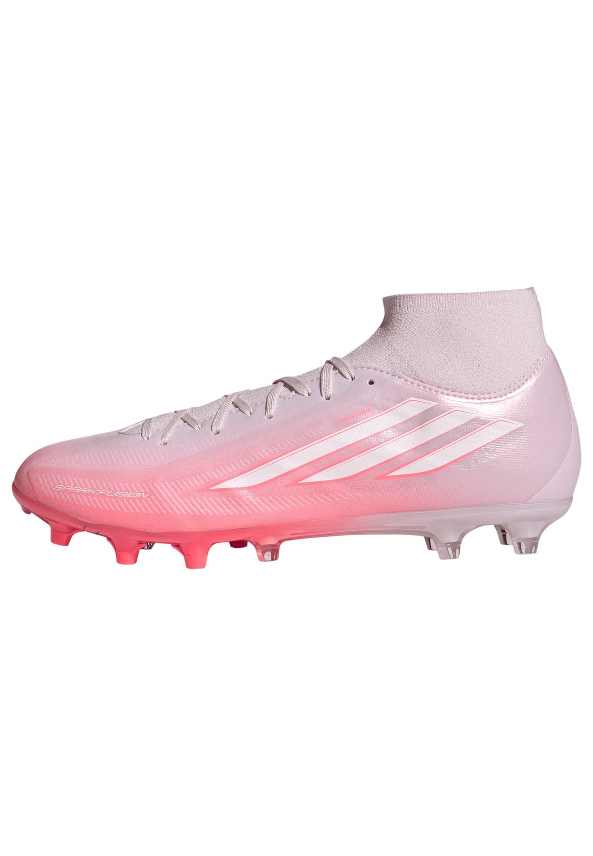 2026 New Arrival adidas F50 Sparkfusion League Mid Cut FG/AG Firm Ground/Artificial Ground Women's Soccer Cleats - Solar Turbo/White wholesalehk.shop