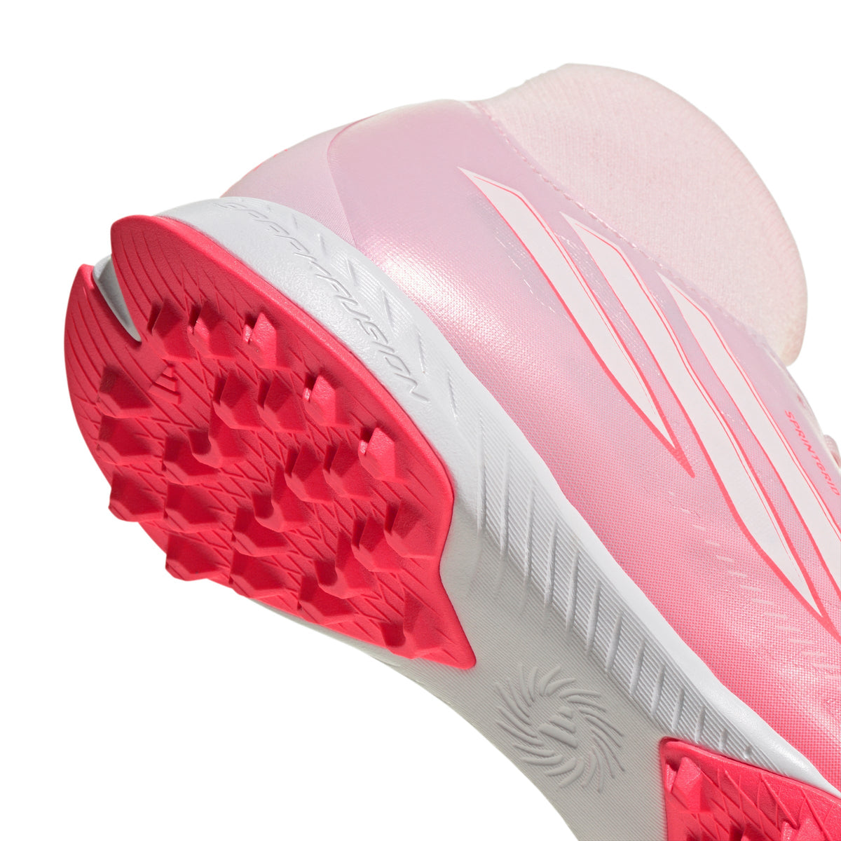 2026 New Arrival adidas F50 Sparkfusion League Mid Cut TF Turf Women's Soccer Cleats - Solar Turbo/White wholesalehk.shop