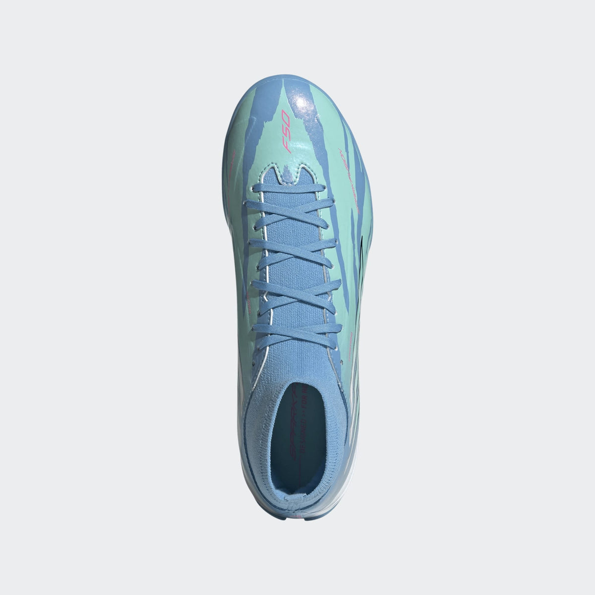 2026 New Arrival adidas F50 Sparkfusion League Mid Cut Turf Men's Soccer Cleats -White/Pink wholesalehk.shop