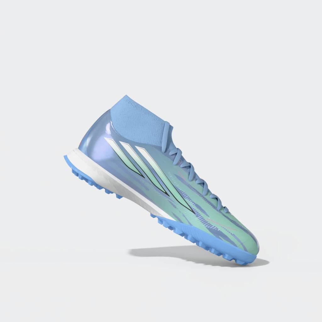 2026 New Arrival adidas F50 Sparkfusion League Mid Cut Turf Men's Soccer Cleats -White/Pink wholesalehk.shop
