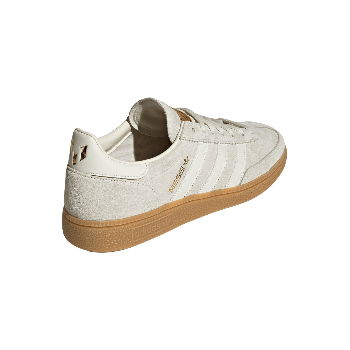 2026 New Arrival adidas Handball Spezial Messi Street Soccer Shoes - Ivory/Gold wholesalehk.shop