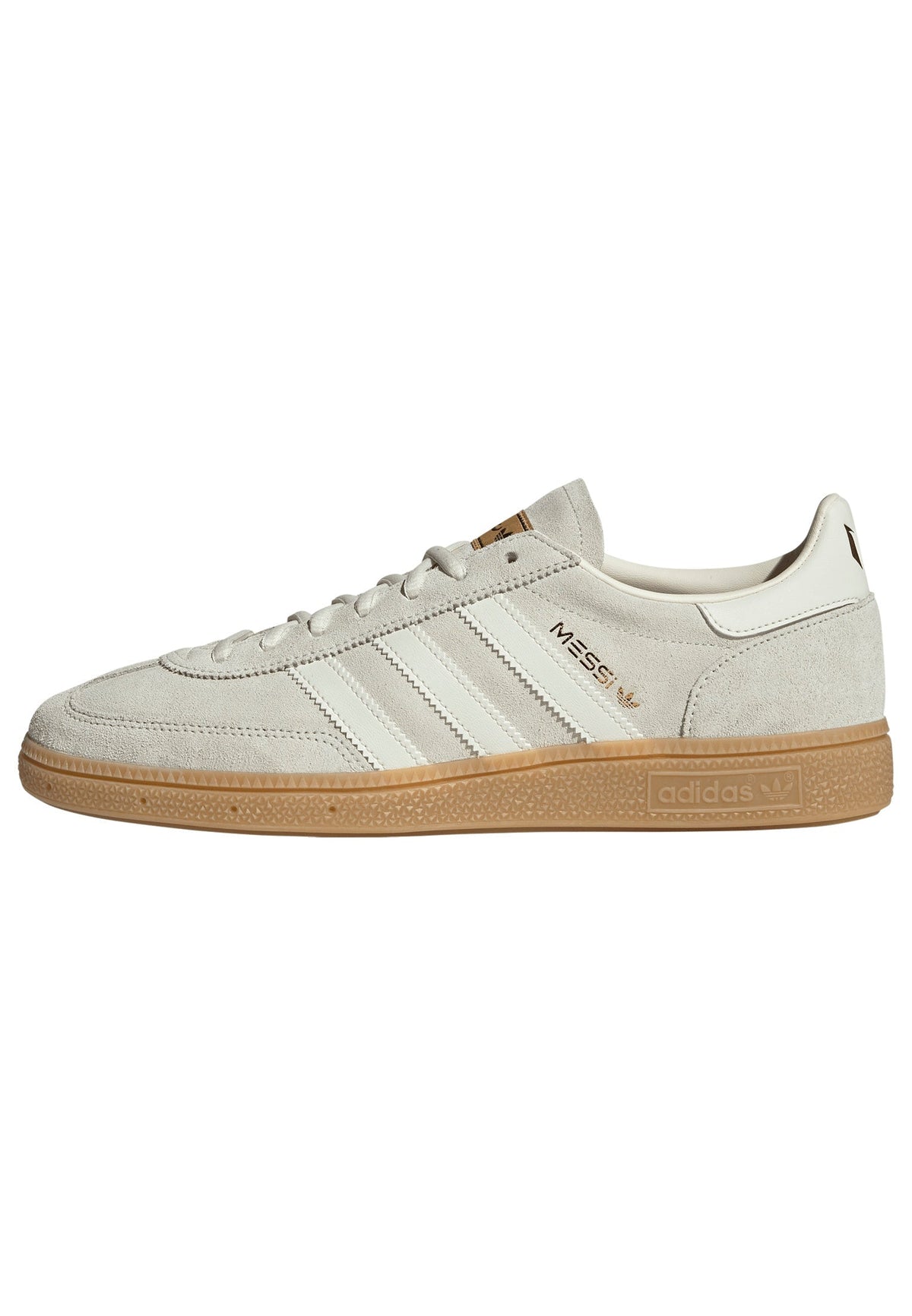2026 New Arrival adidas Handball Spezial Messi Street Soccer Shoes - Ivory/Gold wholesalehk.shop