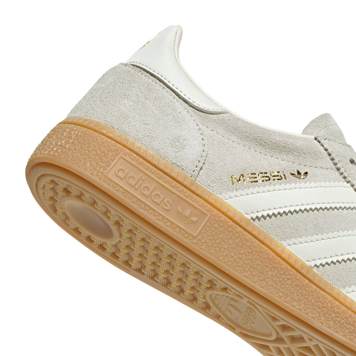 2026 New Arrival adidas Handball Spezial Messi Street Soccer Shoes - Ivory/Gold wholesalehk.shop