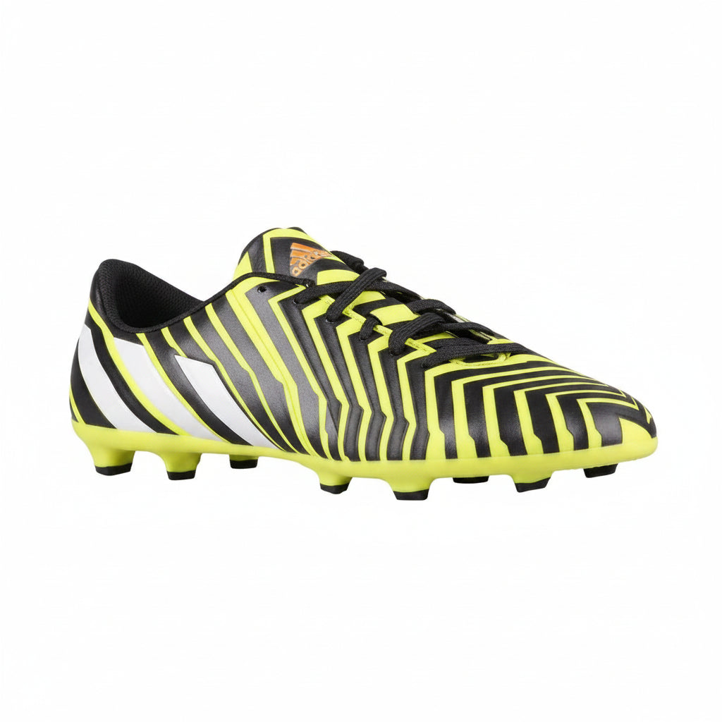 2026 New Arrival adidas Kids Predator Absolado Instinct FG Firm Ground Cleats - Light Flash Yellow/White/Grey wholesalehk.shop